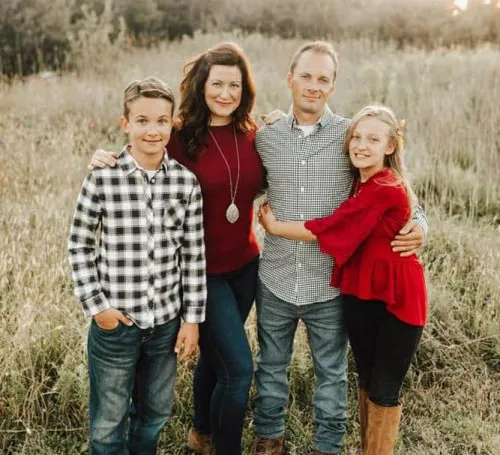 Matt and Natalie Inbody with their family, owners of Vortex Air Duct & Home Services