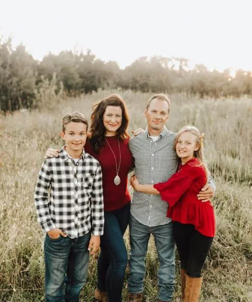 Matt and Natalie Inbody with their family