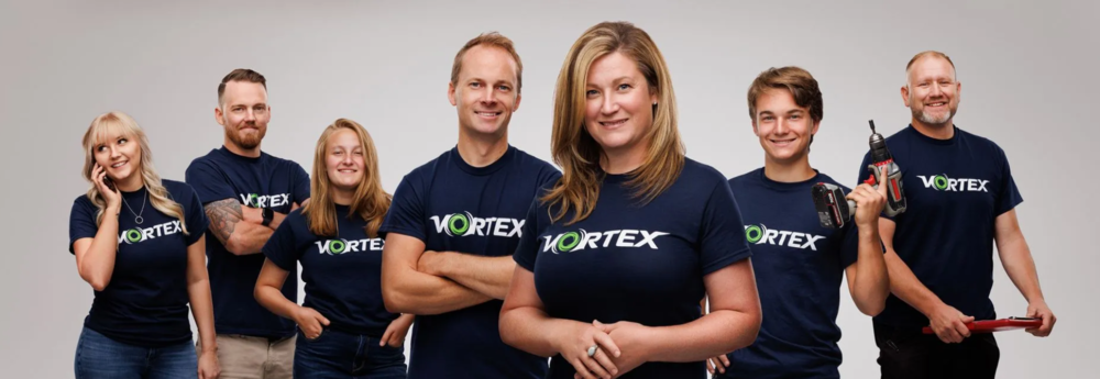 The Vortex air duct cleaning and restoration team serving Derby, Kansas